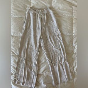 Princess Polly Linen Straight Leg Pant